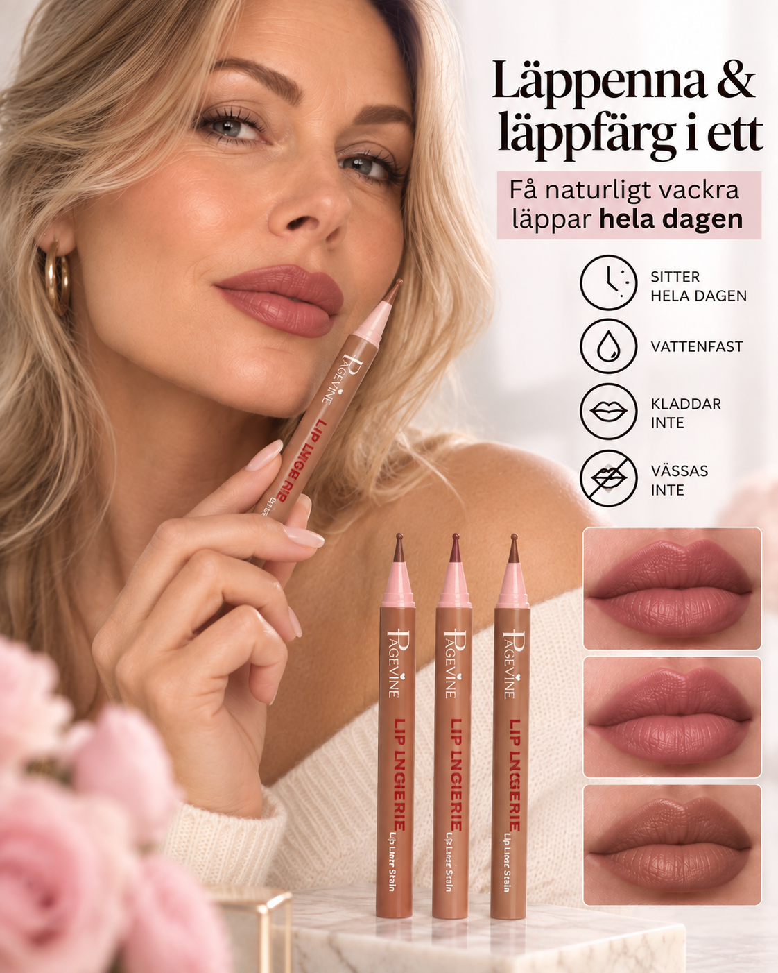 Mirevia Lip Liner Stain – Läppenna & läppfärg i ett